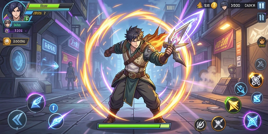 Screenshot menggambarkan mode multiplayer yang penuh aksi dan keseruan.
