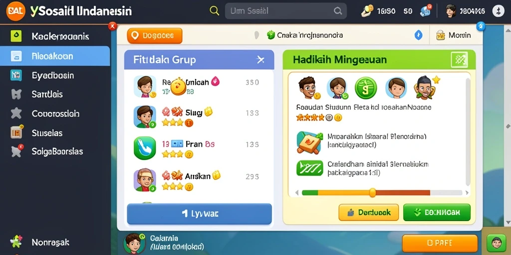 Menu pilihan yang intuitif dan mudah dinavigasi.