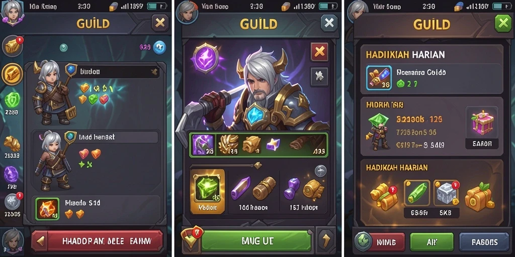Screenshot ketiga menampilkan aksi seru dari pertandingan dalam game.