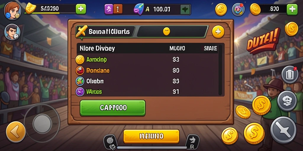 Sistem reward yang memotivasi pemain untuk terus bermain.