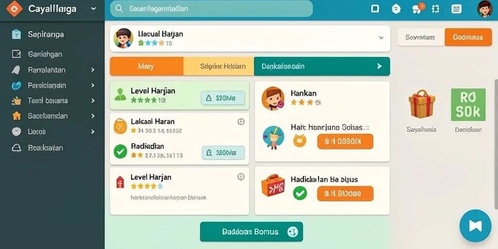 Fitur bonus yang menarik dan menguntungkan.